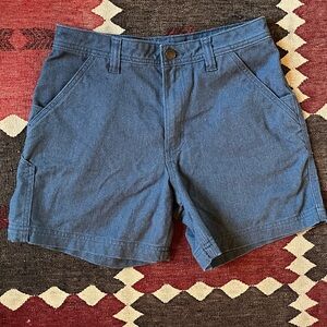 Patagonia Denim Blue “All Seasons Work Shorts” Shorts